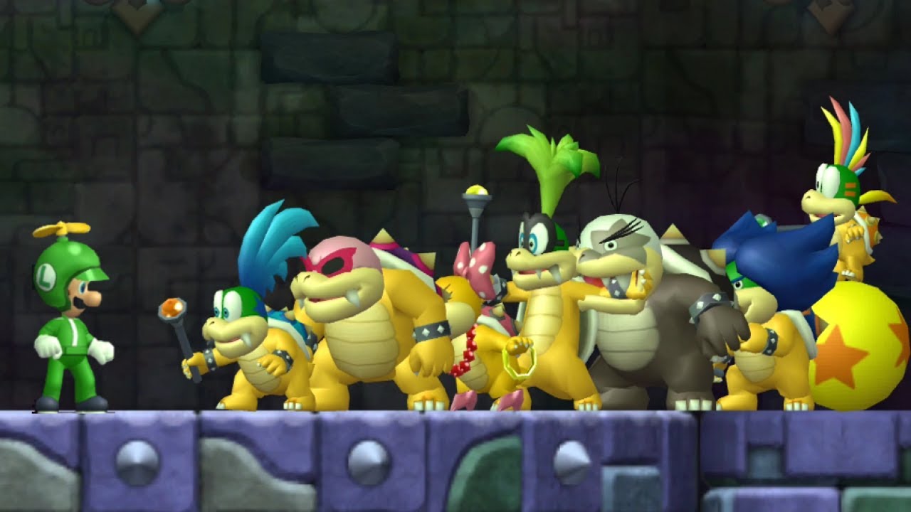 What Happens if Luigi Fights All Koopalings At Once in New Super Mario