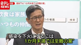 「新型コロナ」尾身会長『１か月未満で“下火”至難の業』（2021年1月5日放送「news zero」より）