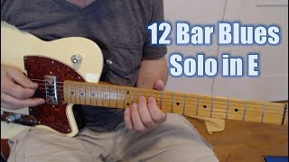 Video thumbnail of "Robben Ford Style Blues Solo in E (with TAB)"