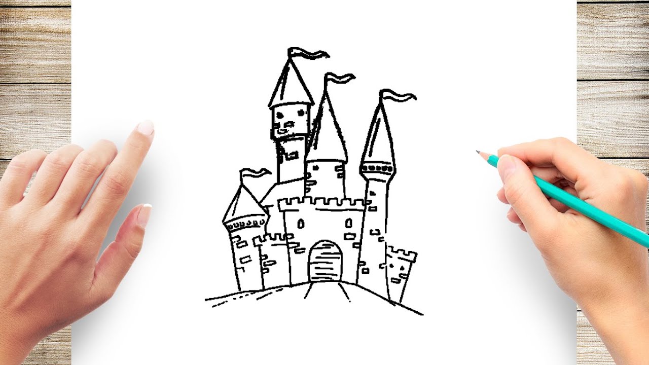 Breathtaking Tips About How To Draw A Norman Castle - Hithusband