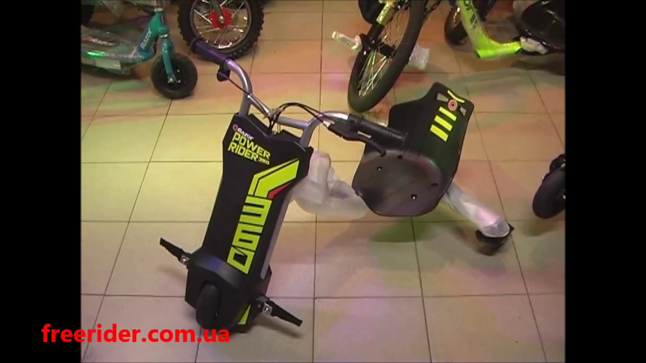 Видео-обзор дрифтового электросамоката Powerrider 360 Razor