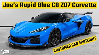 Joe's Rapid Blue C8 Corvette Z07 - Customer Car Spotlight!