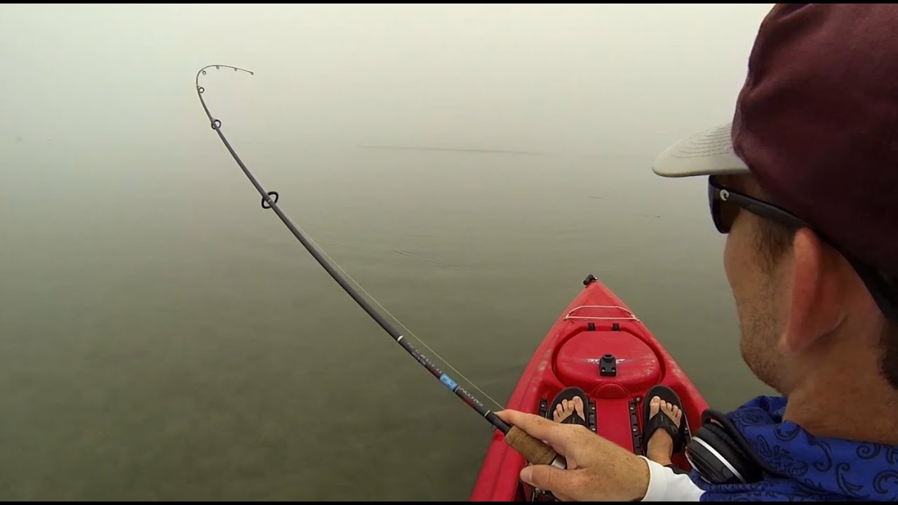 Redfish in the Fog Lighthouse Lakes Kayaking YouTube