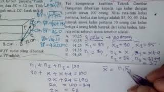 Pembahasan soal un matematika smk jurusan tkp 2018 no. 31