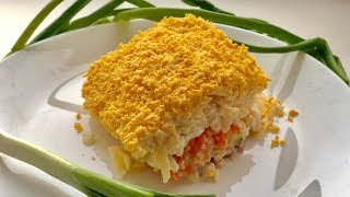 Нереально вкусный салат Мимоза с горбушей и яблоками! Вам точно понравится! Салат на Новый год! Нереально вкусный салат Мимоза с горбушей и яблоками! Вам точно понравится! Салат на Новый год!