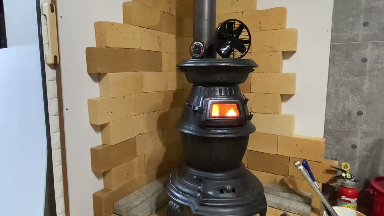 DIY】＃56 時計型薪ストーブからダルマ型薪ストーブへ変更しました