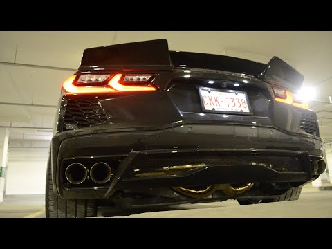 C8 Corvette + 2M Exhaust + Empty Garage = Pure Bliss