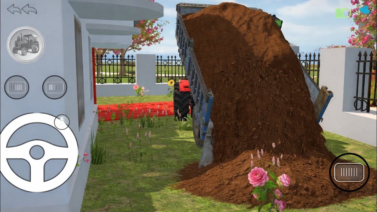 Aaj ghar me mitti dalni hai😀indianvehicle simulator 3d🤩