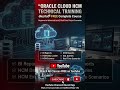 FREE Oracle Training in Telugu 🔥 | #shortsfeed #shorts#ytshorts #viral #subscribe #1million