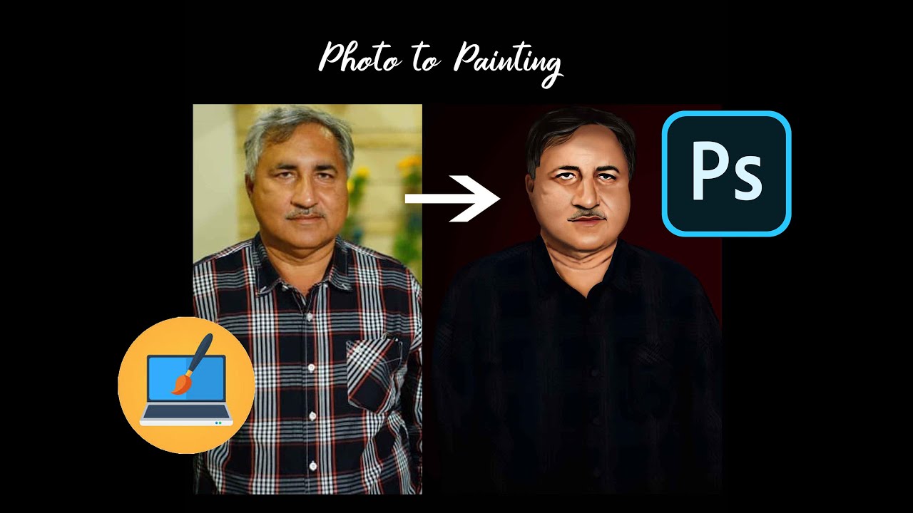 Portrait digital painting Tutorial part 2 - YouTube