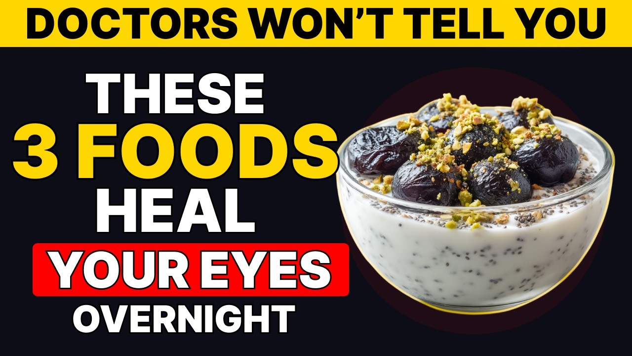 Seniors Over 60: Eat These 3 Foods Before Sleep to Restore Vision Naturally