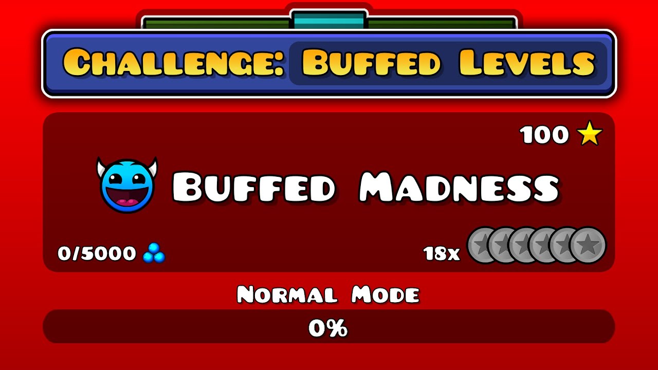 Si hubieran retos en Geometry Dash