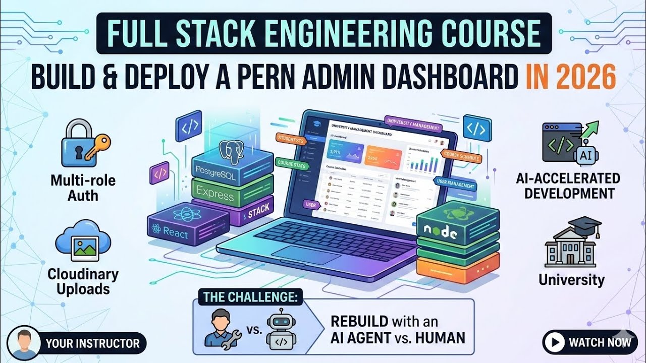 Full Stack Engineering CourseBuild and Deploy a Full Stack PERN Admin ...