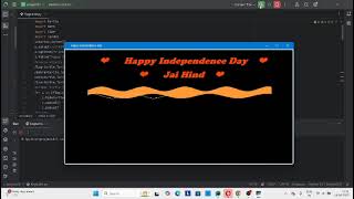 Independence Day Project using Python Turtle🇮🇳