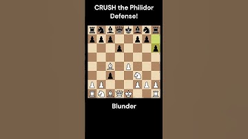 CRUSH the Philidor Defense with this opening trap!