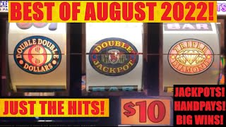 Jackpots! Handpays! Big Wins! Just the hits! Best of August 2022! High Limit Slots! 3 Reel slot play