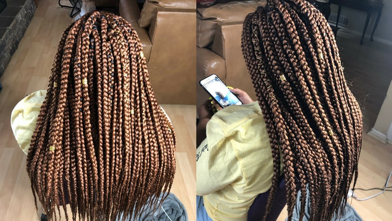 Box Braid Timelapse - YouTube