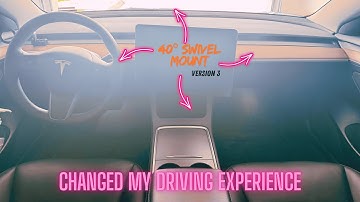 Dashboard Screen Swivel Mount kit For Tesla Model 3/Y/Highland/Juniper | Version 3