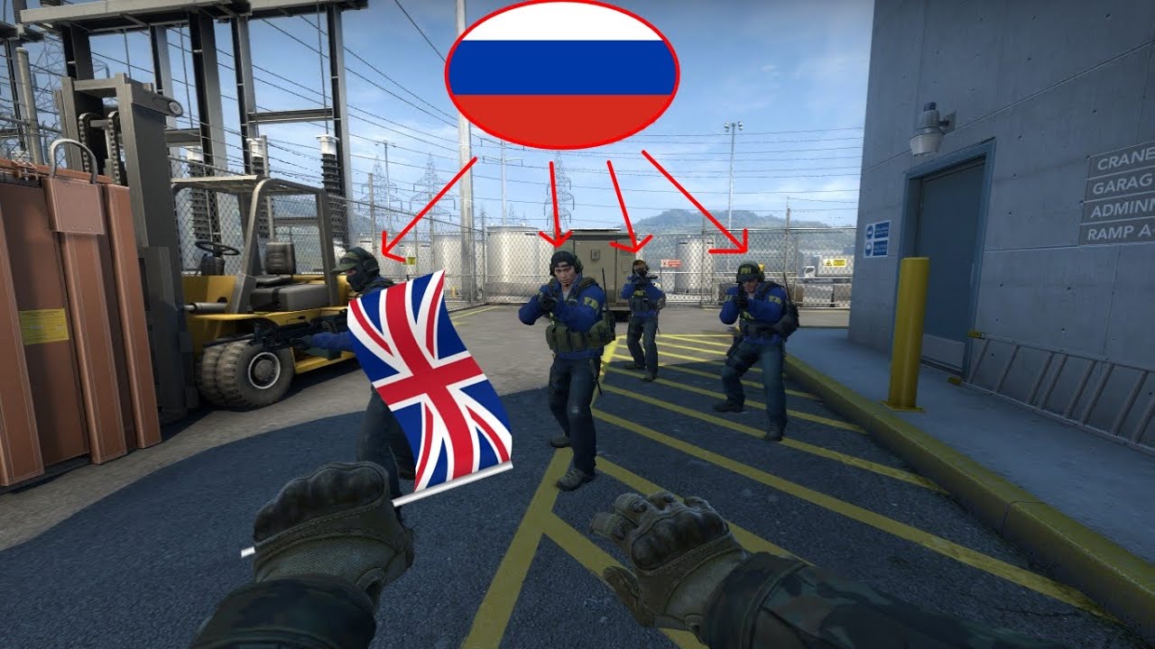When your Russian teammates find out you're British in CS:GO - YouTube