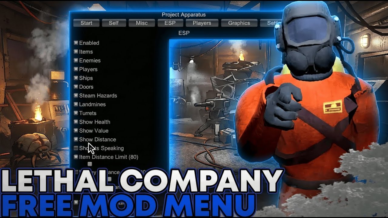 ⚡ Lethal Cheat Menu | Spawn Items + Force Quota + Player ESP | Undetected Free Pack 🛸