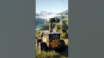 Mini Robot’s Peaceful Journey Through New Zealand Mountains – A Cinematic Miniature Adventure