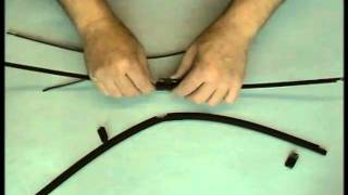 VALEO, SWF, FLAT WIPER BLADE RUBBER REFILL REMOVAL. NOT BOSCH AEROTWIN