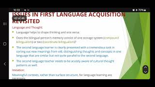 Applied Linguistics _ Second language Acquisition _ Chapter 3 Part 3