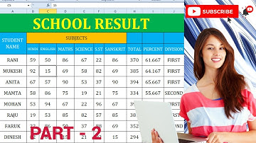 How to Make Marksheet in Excel in Hindi - एमएस एक्सेल में मार्कशीट कैसे बनाएं? | Marksheet in Excel