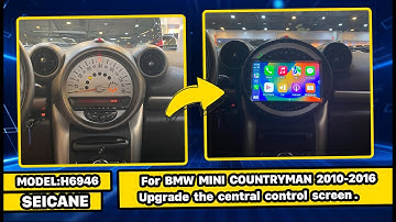 How to Remove & Install  Android screen for BMW MINI COUNTRYMAN R55 R56 R57 R58 R60 R61 2010-2016