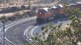 Warbonnet, Dash-9s, and more at Tehachapi on 9/25/13