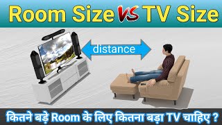 Which Tv Size Perfect For Your Room Ideal Tv Size With Watching Distance Tv Buying Guide 2021