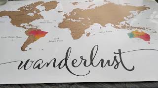 Scratch Off Map by Wander And Explore- Honest Review by Customer