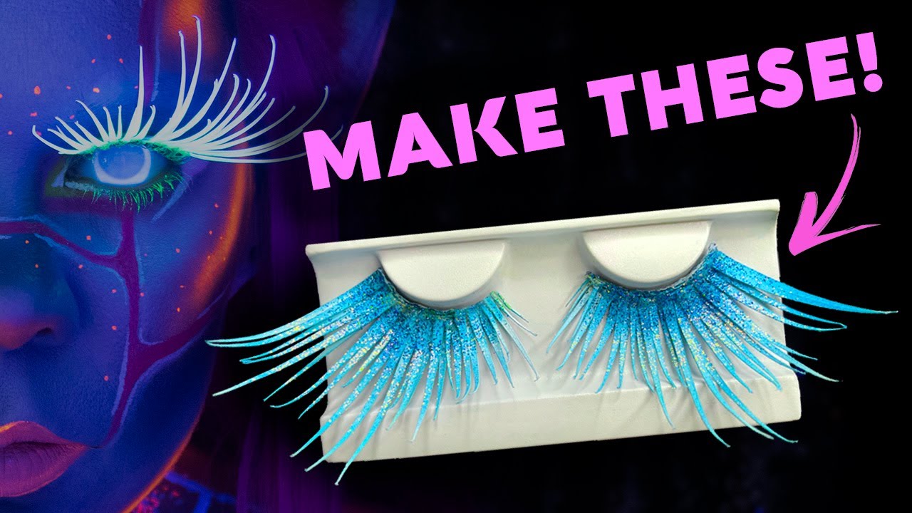 How to Make Dramatic Paper Lashes DIY Tutorial YouTube