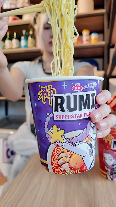 El Ramen de Kpop Demon Hunters 😱 #kpopshorts #kpopdemonhunters #huntrix #sajaboys #rumi