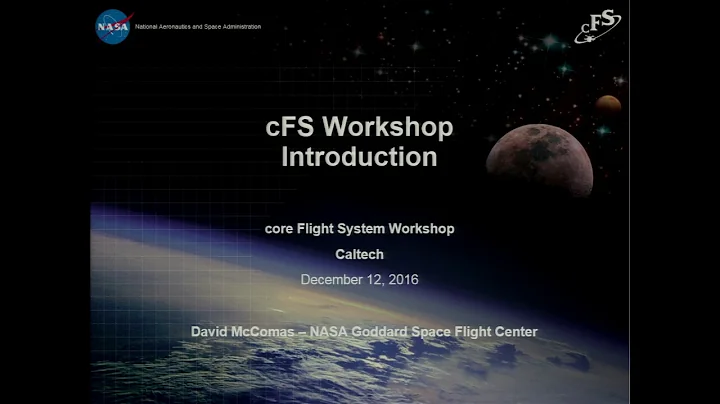 01 David McComas cFS Workshop Introduction