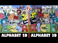 Alphabet Lore 2D vs. Alphabet Lore 3D | Minecraft (WHO&#39;S STRONGER?)