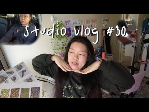 ✿STUDIO VLOG 30✿ Mini day in my life