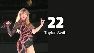 22 - Taylor Swift (Lyrics)