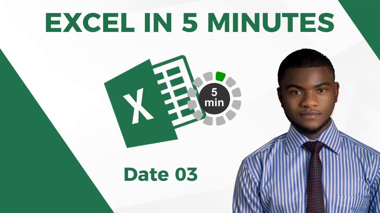 Date In Excel Adding Year To Date YouTube