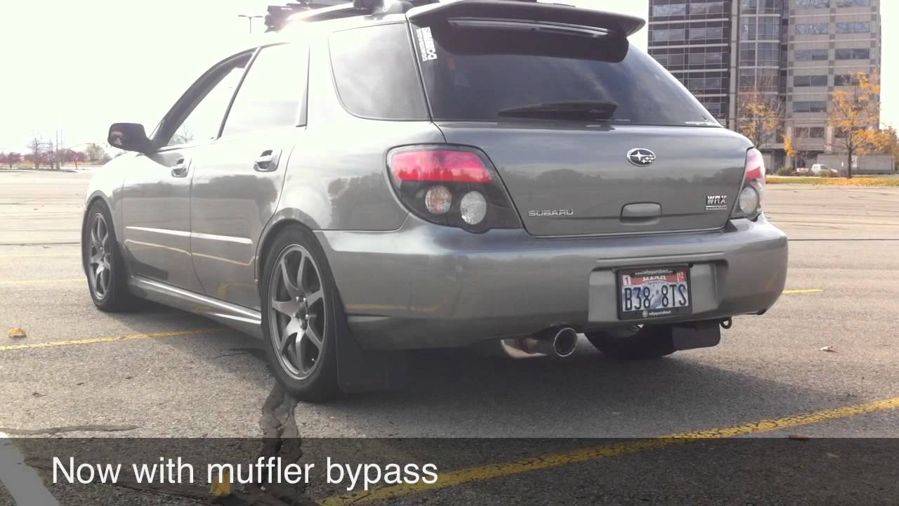 06 Wrx Wagon With Cobb Catted Turbo Back - YouTube