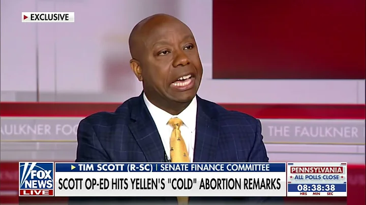 Senator Tim Scott Joins Harris Faulkner, Responds ...