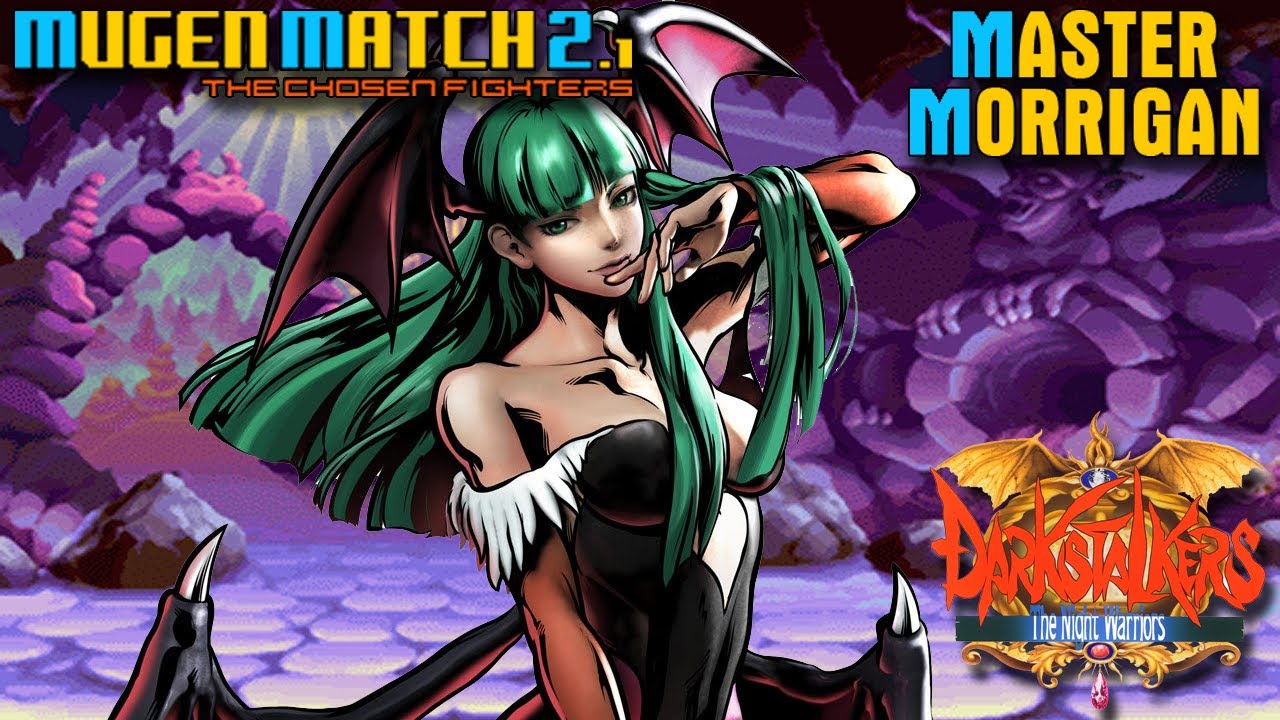 MUGEN Match VERSION 9 Playthrough with Master Morrigan (1080p/60fps)Downloa...