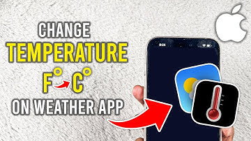 How To Change Temperature To Fahrenheit or Celsius on Weather App on iPhone
