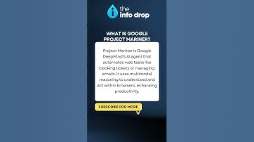 What Is Google Project Mariner? #ProjectMariner