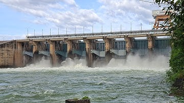 Thủy điện xả lũ nước chảy khủng khiếp xuống hạ lưu|thủy điện Đồng Nai