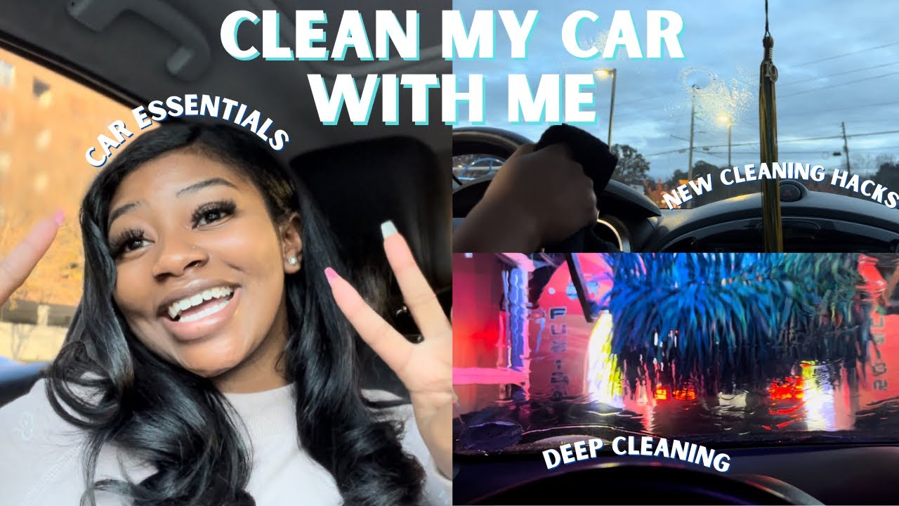 Clean my car with me + things you should keep in your car Vlogmas