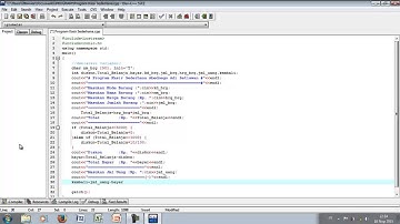 Tugas Akhir Algoritma Pemograman Kasir Sederhana Abednego Adi Setiawan