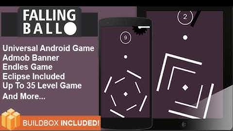 Buildbox Game Template - Falling Ball An Addictive Game Android Template + Eclipse Project