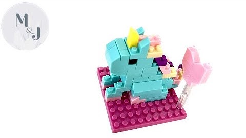 #part1 70 Pieces Mini Blocks - Unicorn || Speed Build