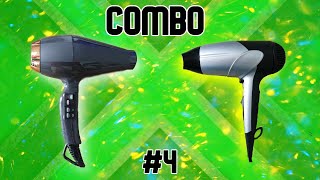 COMBO #4, 2 HAIR DRYERS sound, Bruit SECHE CHEVEUX, SECADOR de pelo, ASMR Hair dryer, RELAXING SOUND